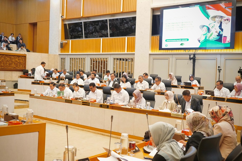 Mentan Amran Raup Apresiasi Komisi IV DPR RI, Stok Beras Indonesia Melimpah