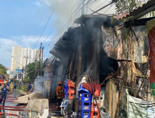 Diduga Korsleting Listrik, Mengakibatkan Kebakaran Di Depok